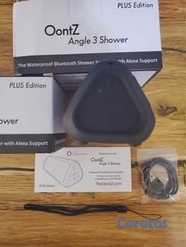 camaras y audio - Bocina OontZ Angle 3 SHOWER PLUS Waterproof Bluetooth recargable Con Alexa 2