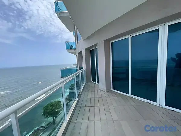 apartamentos - Apartamento amueblado con vista despejada al mar 3