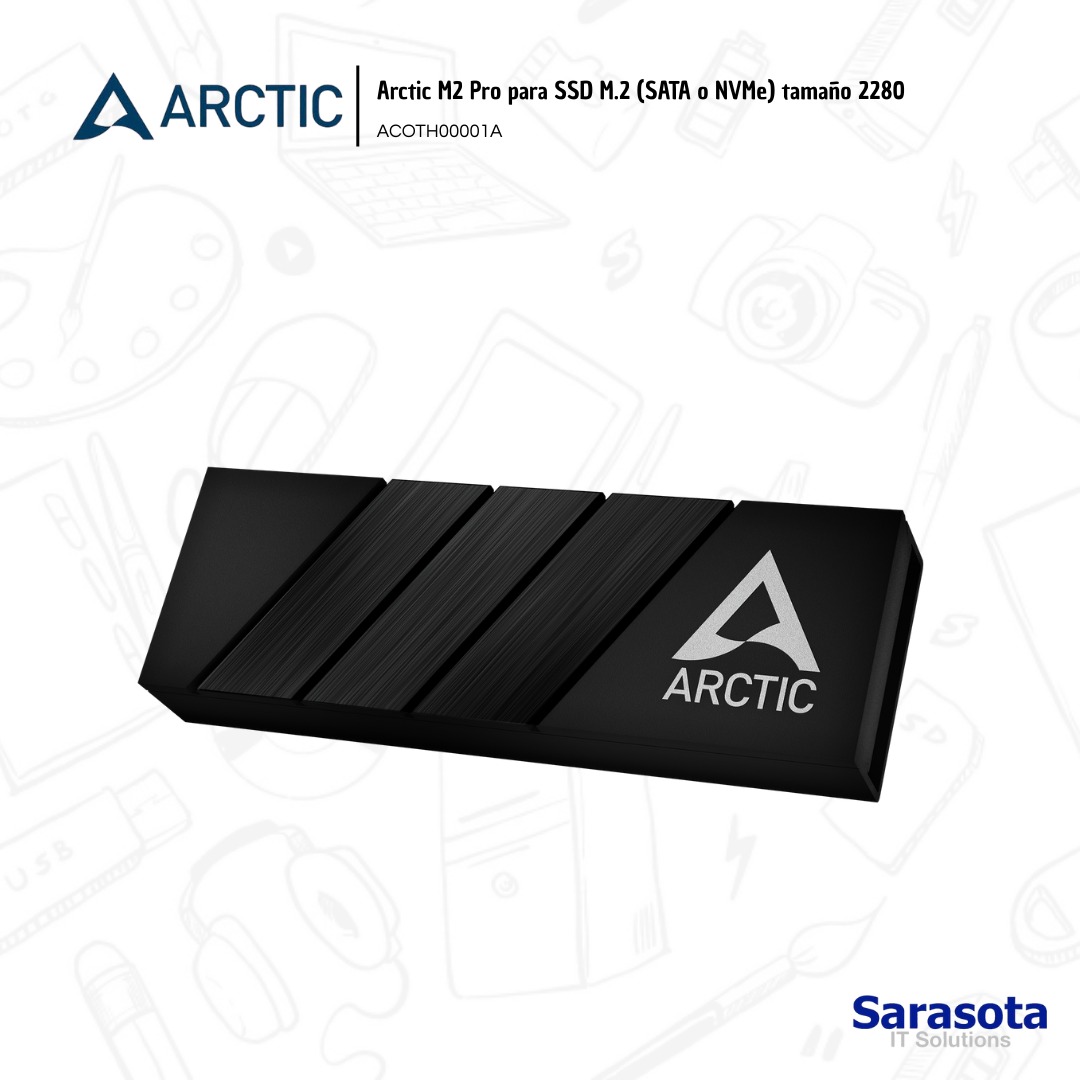 accesorios para electronica - Arctic M2 Pro Negro Disipador Térmico ACOTH00001A