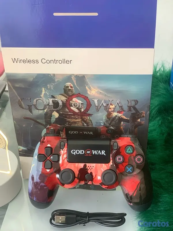 consolas y videojuegos - controles de ps4 edición GOD OF WAR 2