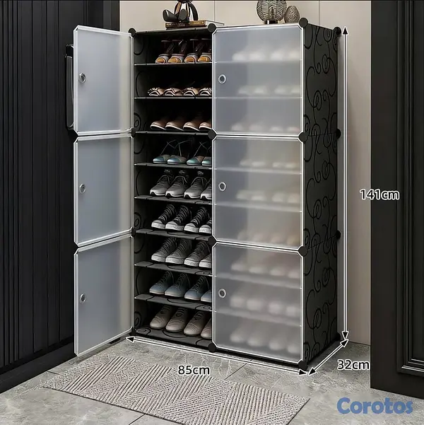 muebles y colchones - Zapatera 36 pares de Zapatos  2