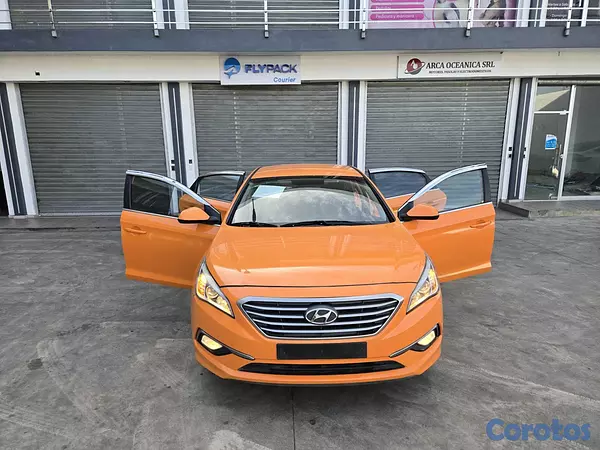 carros - HYUNDAI SONATA LF 2018 NARANJA  13