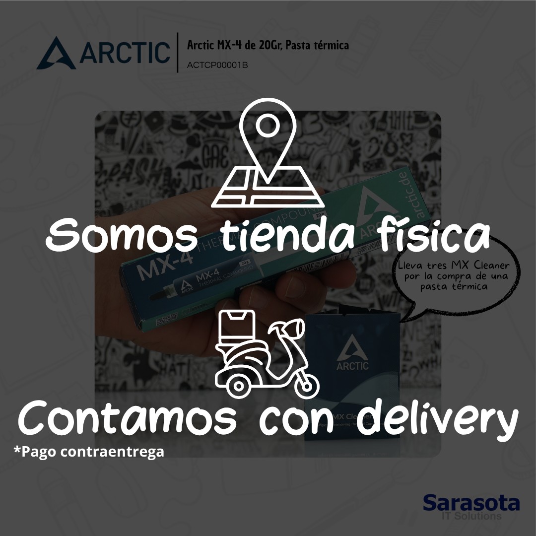 accesorios para electronica - Pasta térmica Arctic MX-4 de 20gr. mas regalo 2