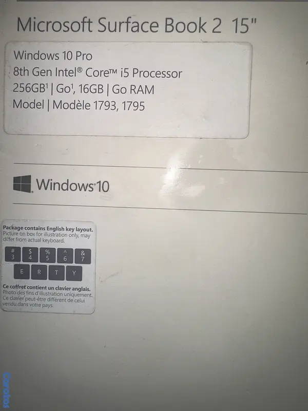 computadoras y laptops - Laptop Microsoft surface book 2 15” incluye Pen $39,000  6