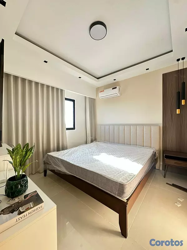 apartamentos - Apartamento Amoblado en Alquiler - 1 Hab + Estudio 4