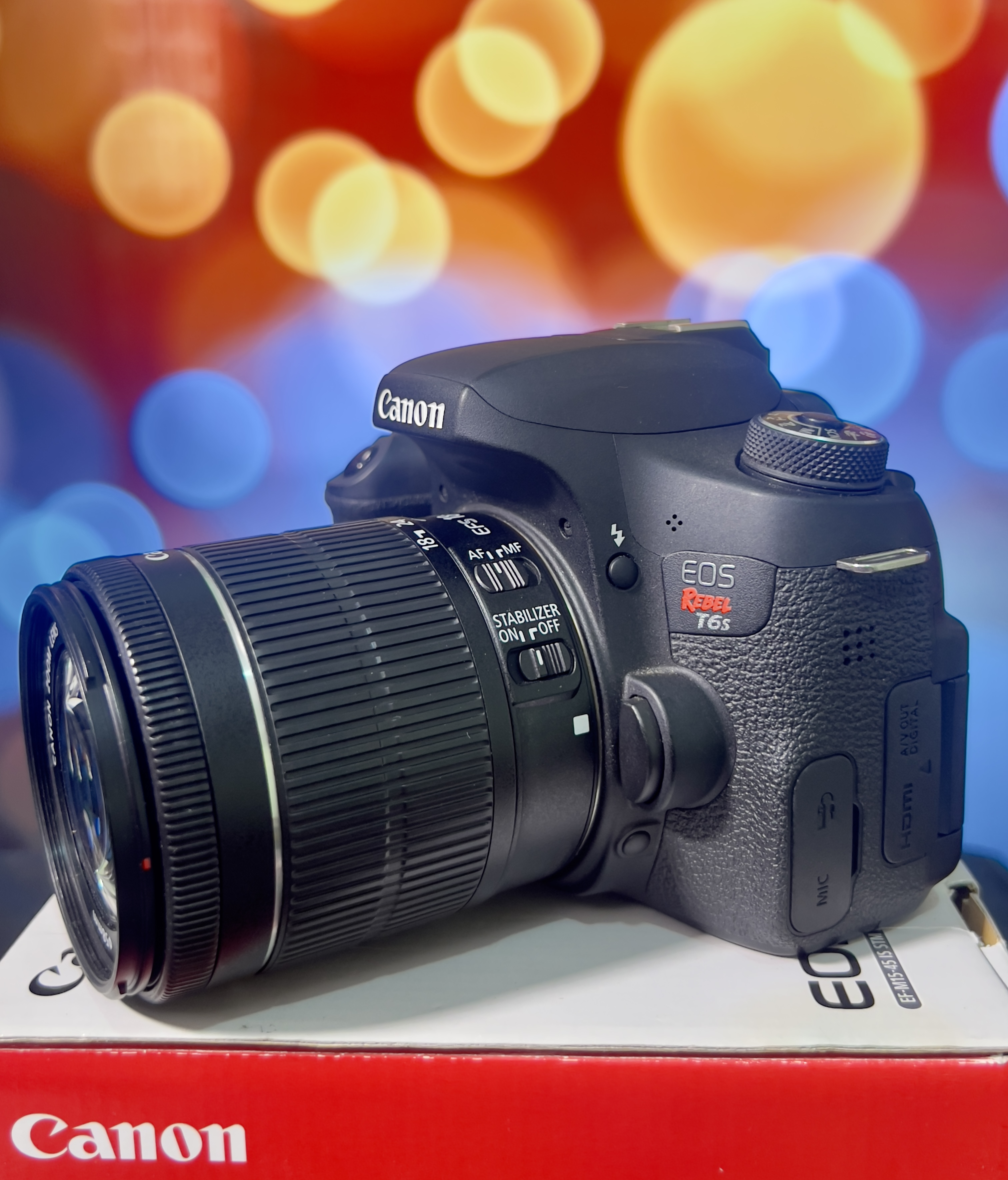camaras y audio - Camara Canon T6s Como Nueva Recién Importada 0
