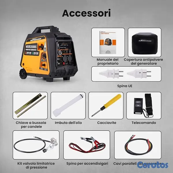 plantas e inversores - Generador de energía MaXpeedingRods MXR3500S 8