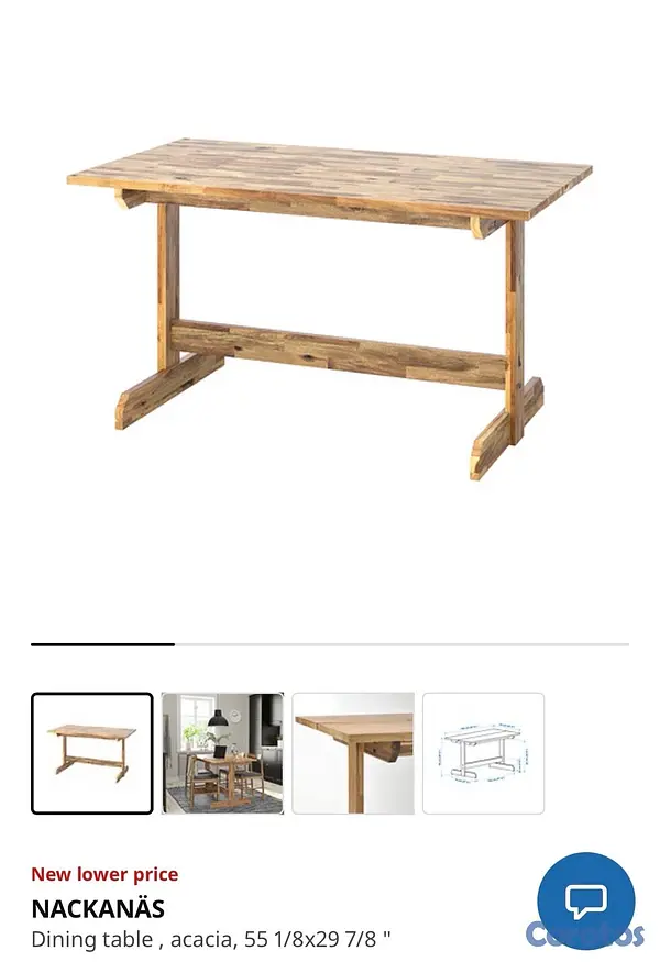 muebles y colchones - Mesa Nackanas 2