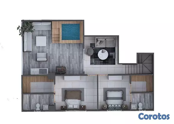 apartamentos - En Venta Apartamentos en el Millon de 2 y 3 habitaciones 8