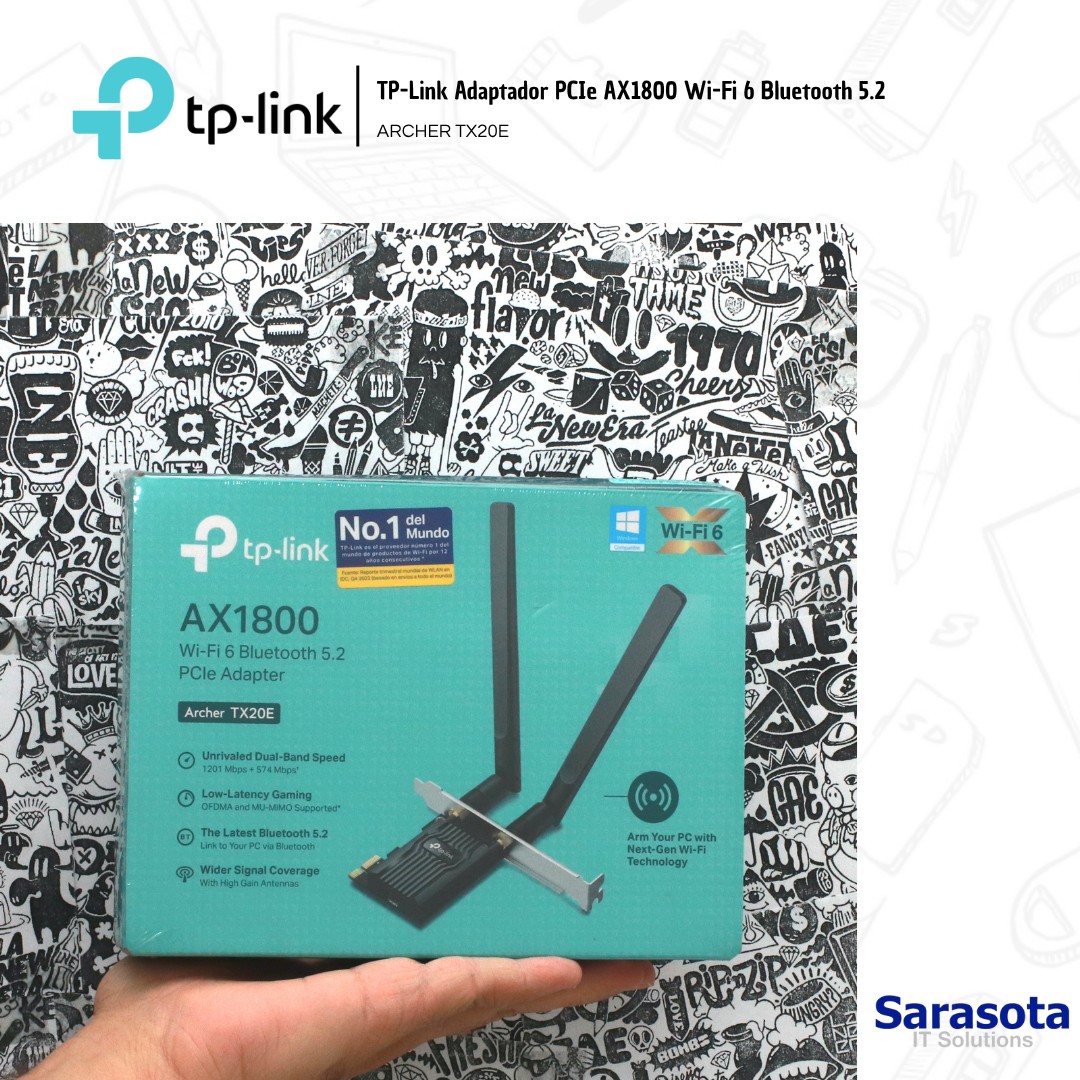 accesorios para electronica - Tp-Link PCIe AX1800 Wi-Fi 6 con Bluetooth 5.2
