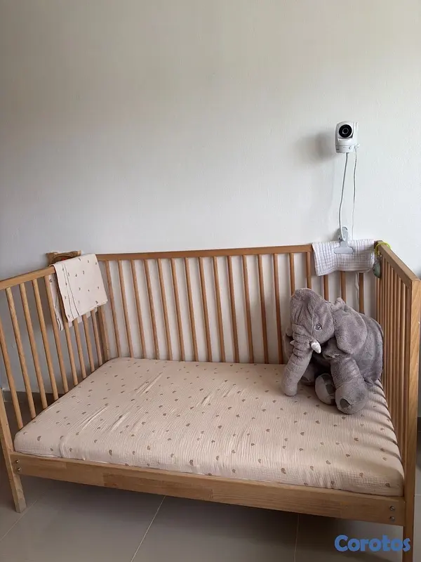 muebles - Cuna Sniglar IKEA y Colchón JÄTTETRÖTT negociable** 3