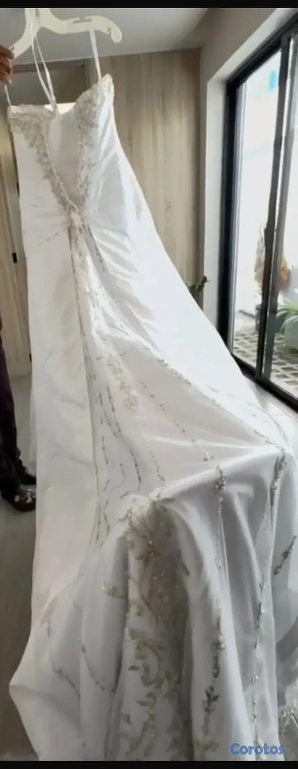ropa para mujer - Vestido de novia como nuevo una sola postura 11