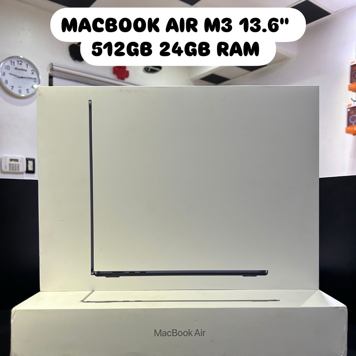computadoras y laptops - MACBOOK AIR M3 13.6" 512GB 24GB RAM SELLADAS 🔥‼️ 0