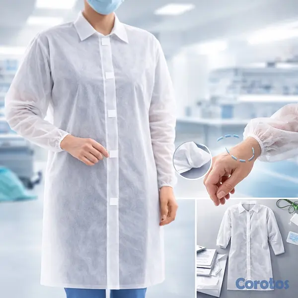 salud y belleza - Bata Laboratorio Desechable Profesional 10
