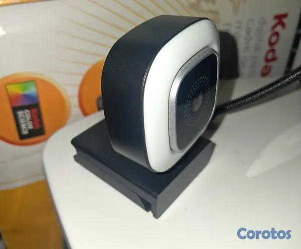 camaras y audio - Webcam NGS XpressCam 300 con Aro de Luz LED  3