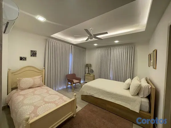 casas vacacionales y villas - Villa en venta a pocos minutos de la ciudad totalmente Amueblada- Lomas Lindas 4