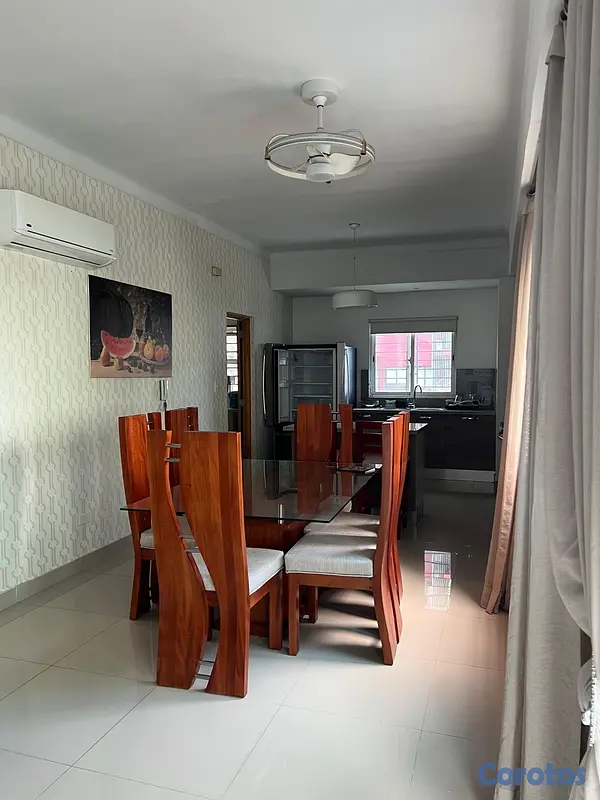 apartamentos - Apartamento en Alquiler Totalmente Amueblado. 📍 Evaristo Morales
 4