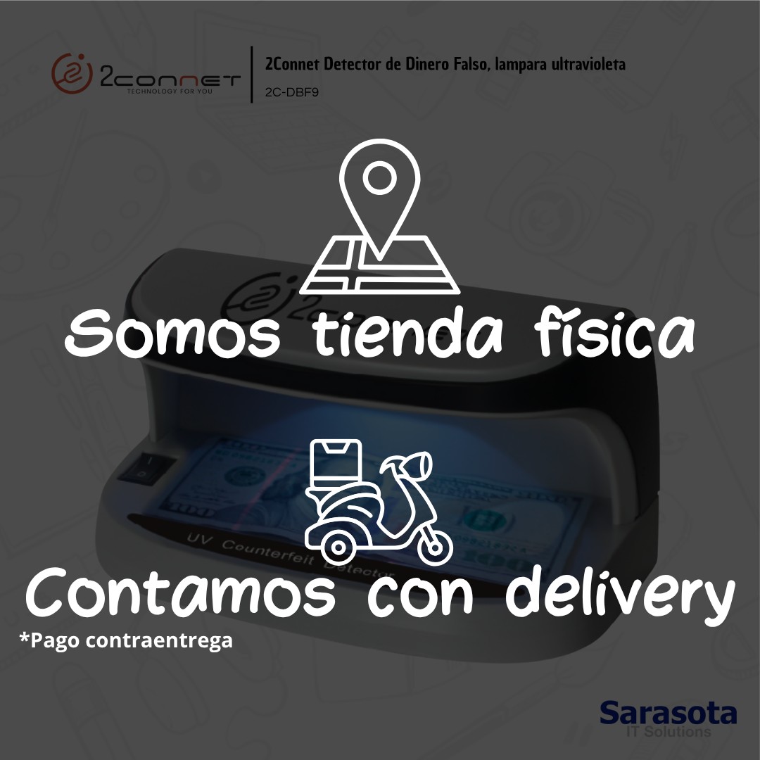 accesorios para electronica - 2Connet Detector de Dinero, lampara ultravioleta 2