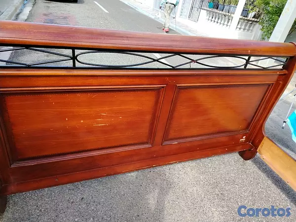 muebles y colchones - juego de cama King (trineo) 6