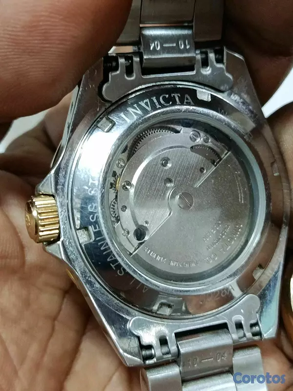 joyas, relojes y accesorios - Invicta automático en inoxidable  4