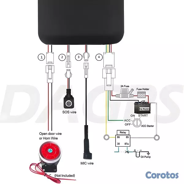 otros electronicos - 📡 Rastreador GPS Micrófono Apagado Remoto Escucha  7