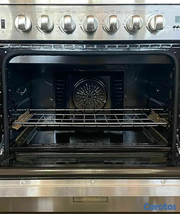 electrodomesticos - Estufa KN Gold profesional Niquelada de acero inoxidable 
30 pulgadas
 2