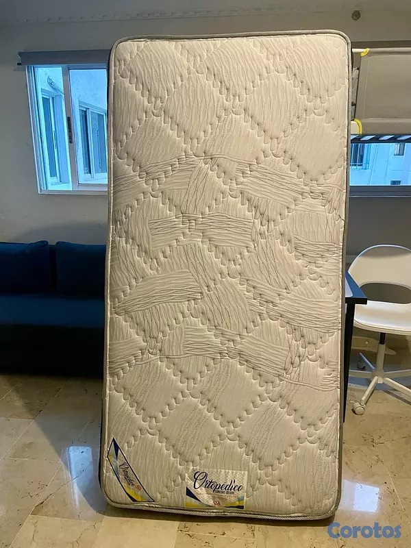 muebles y colchones - Colchón Twin semi ortopédico, como nuevo. 10