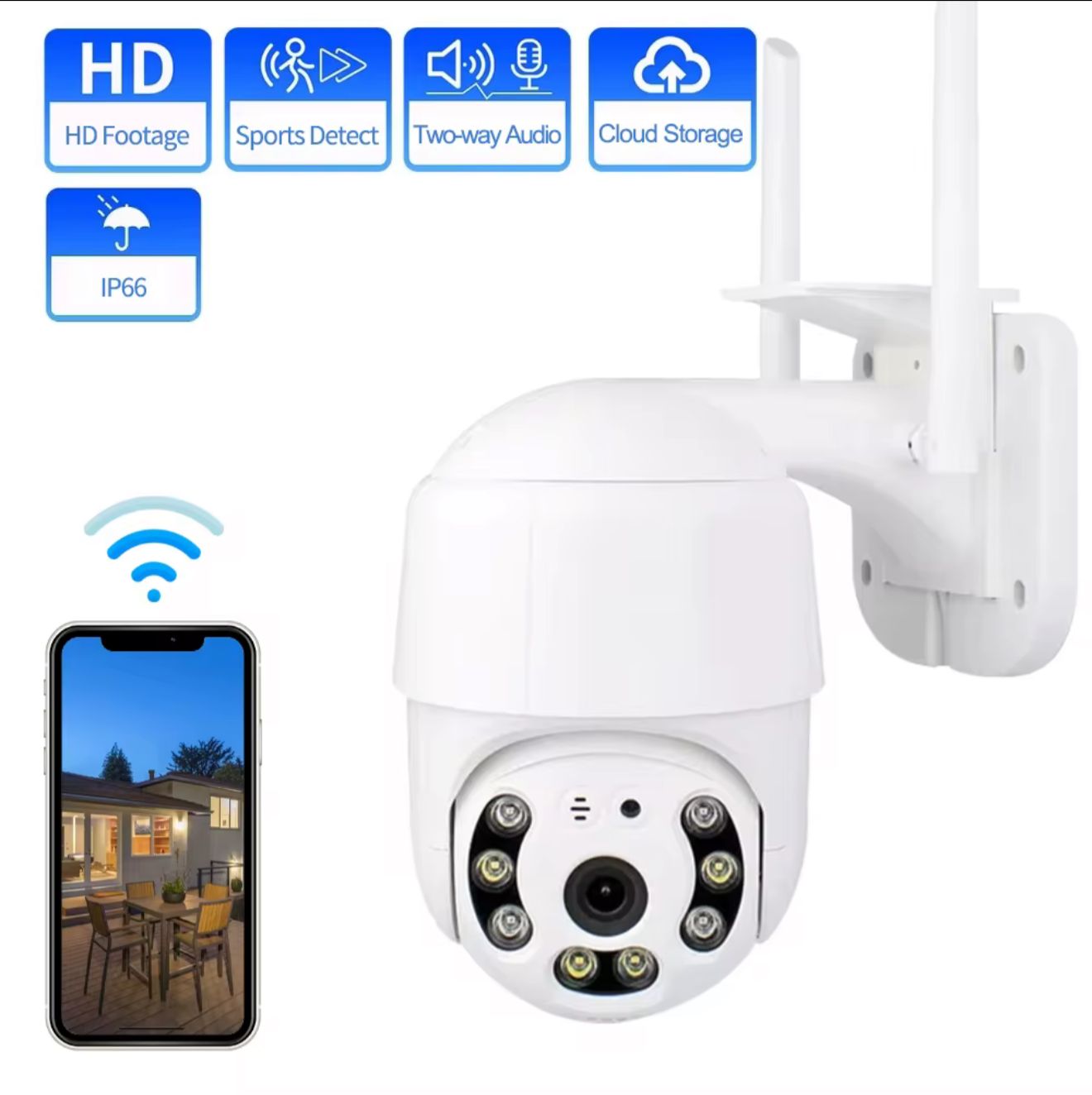 camaras y audio - Camara wifi Smart de exterior  1