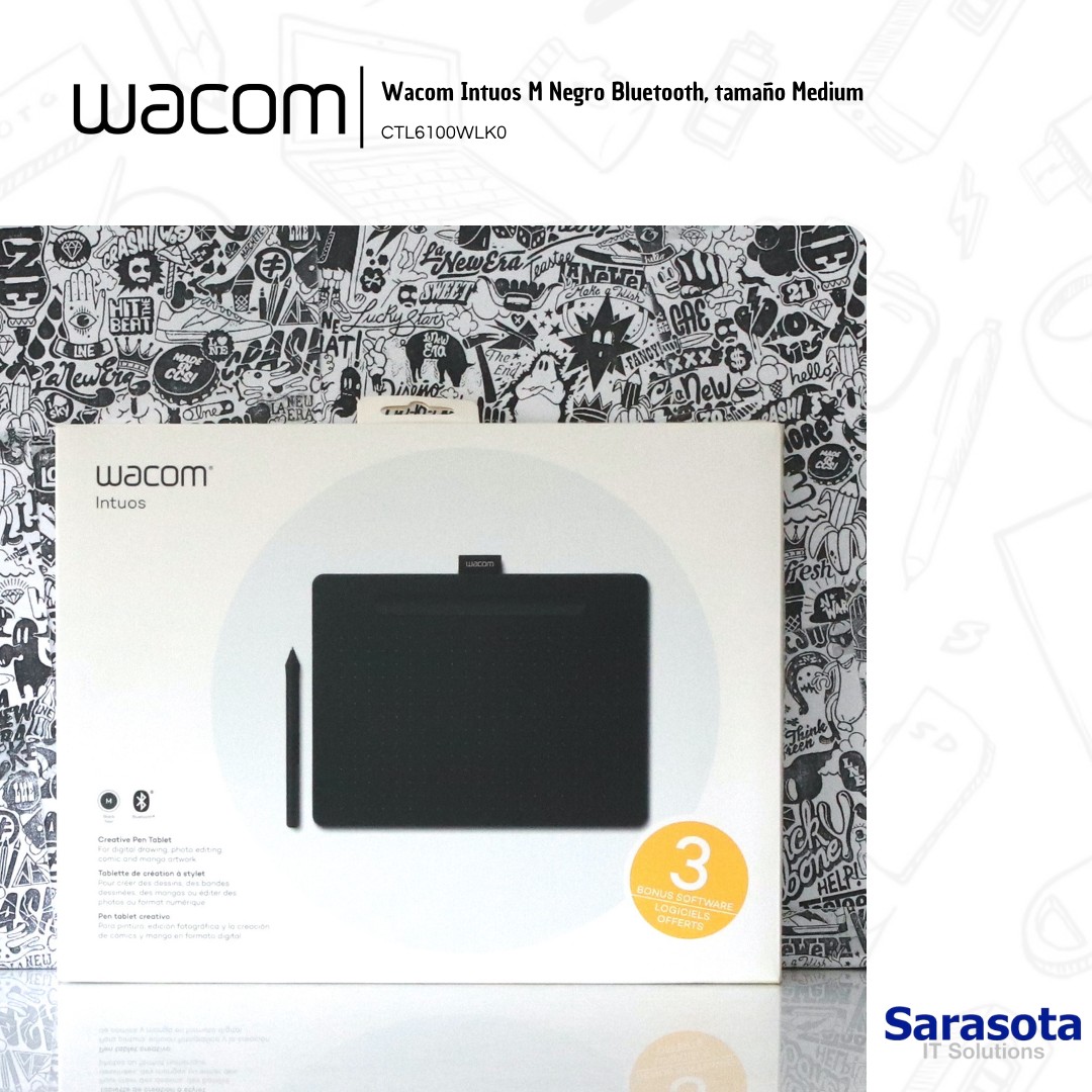 accesorios para electronica - Wacom Intuos M Bluetooth tableta gráfica 1
