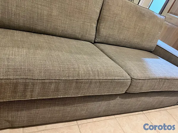 muebles y colchones - Sofa 3 Piezas Ikea Gris 4