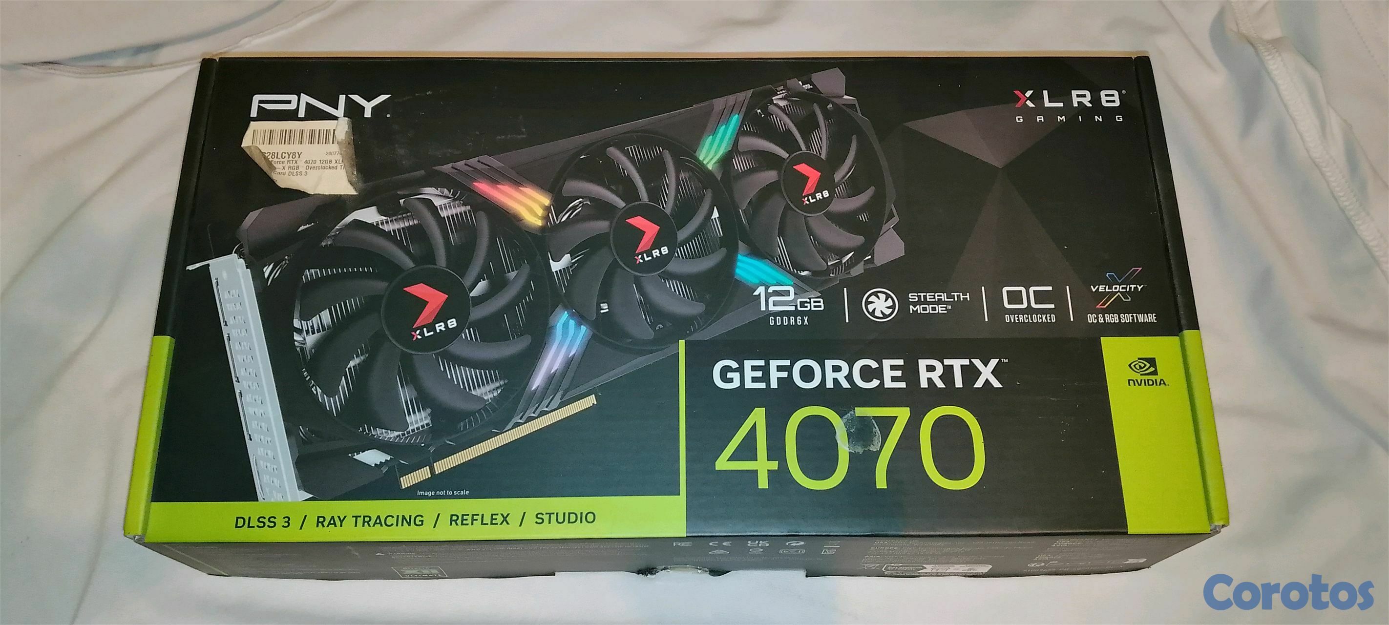 computadoras y laptops - VENDO RTX 4070 12GB PNY GAMING VERTO XLR8  1