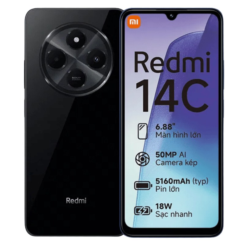 celulares y tabletas - Smartphone Xiaomi Redmi 14C 8GB RAM + 128GB  0