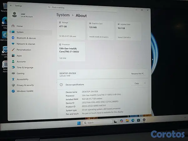 computadoras y laptops - Dell latitude 5540  4