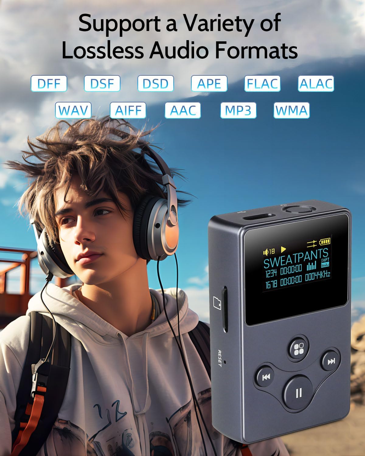 camaras y audio - Xduoo X2s reproductor música portátil WAV - FLAC Soporta hasta 128GB Micro SD 3