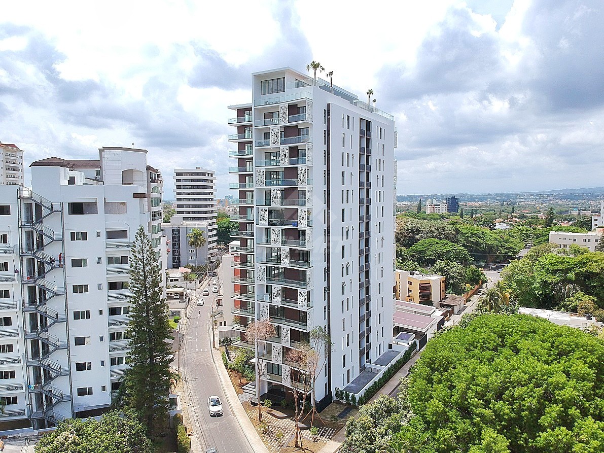 apartamentos - PISO ALTO CON PISCINA INFINITY Y ROOFTOP LA TRINITARIA SANTIAGO  2