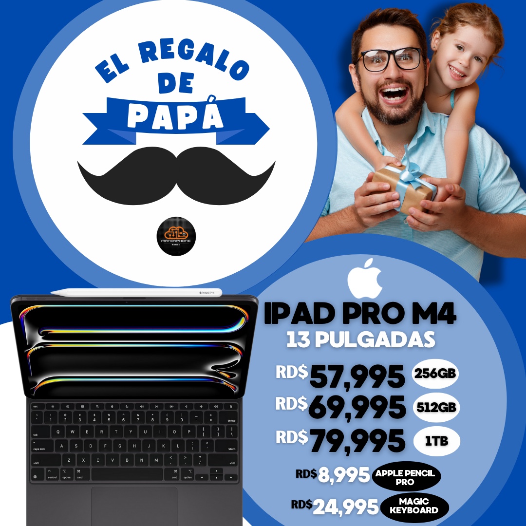 celulares y tabletas - Oferta iPad Pro 13” Chip M4 256GB 512GB & 1TB Nuevas Selladas 