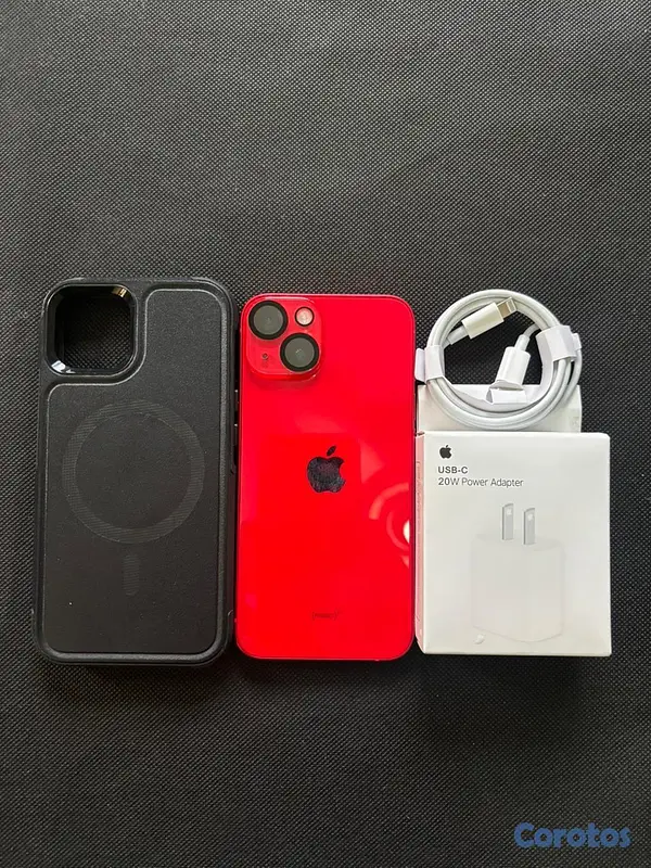 celulares y tabletas - iphone 14 rojo 128 GB Desbloqueado.**Somos Tienda  2