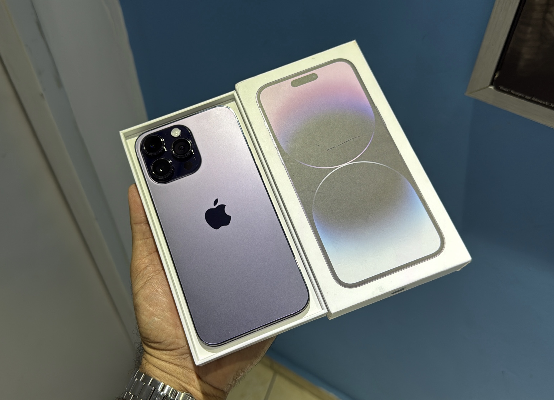 celulares y tabletas - iPhone 14 Pro Max 256GB Purple impecable $ 43,500 