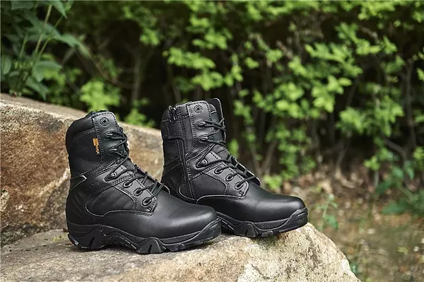 zapatos para hombre - Botas de Piel resistente Impermeable de Seguridad Trabajo 6