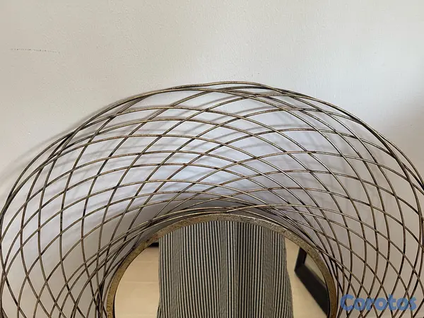 decoración y accesorios - Espejo decorativo moderno dorado – Ideal para renovar 2