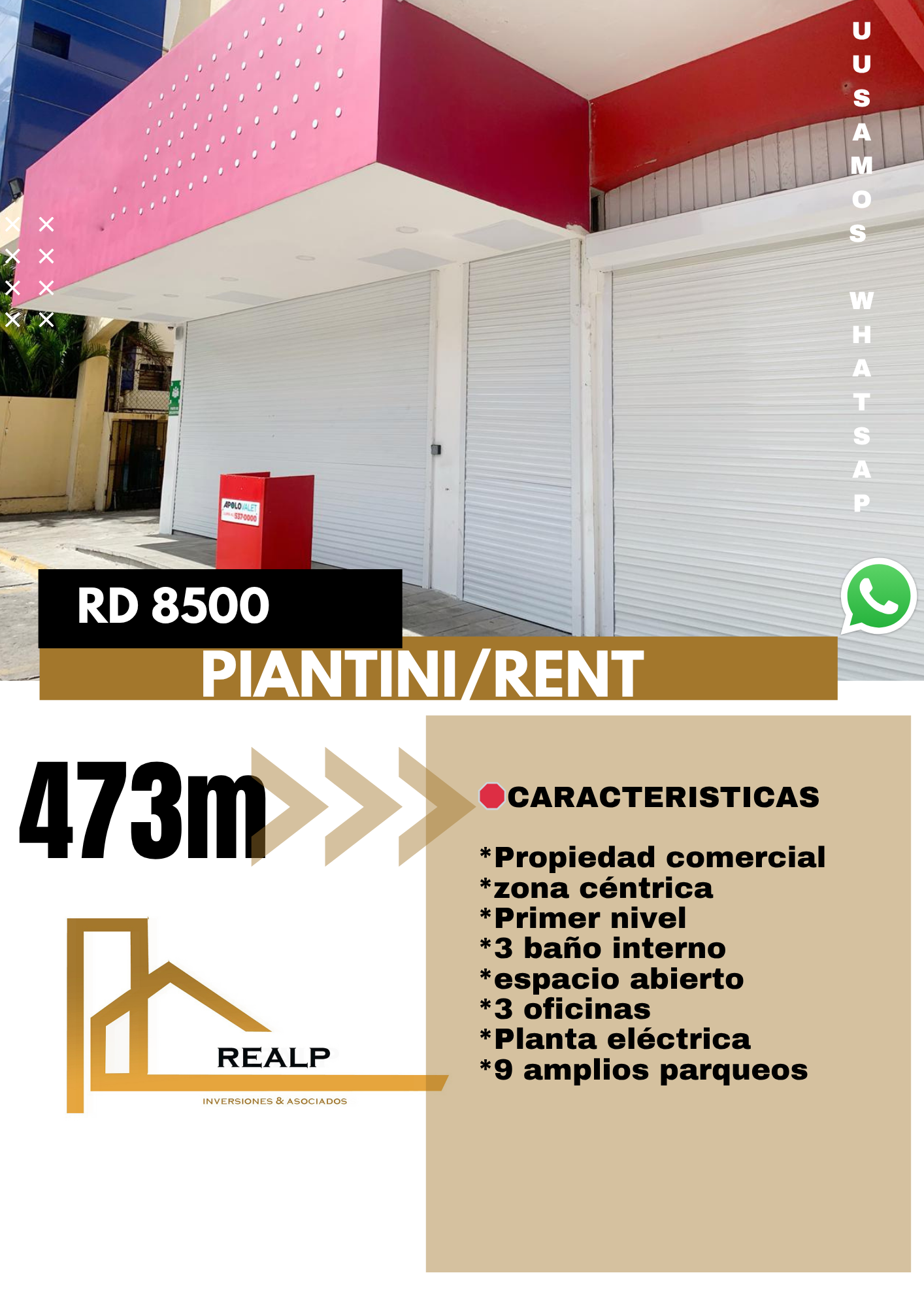 oficinas y locales comerciales - Local salon abierto amplio