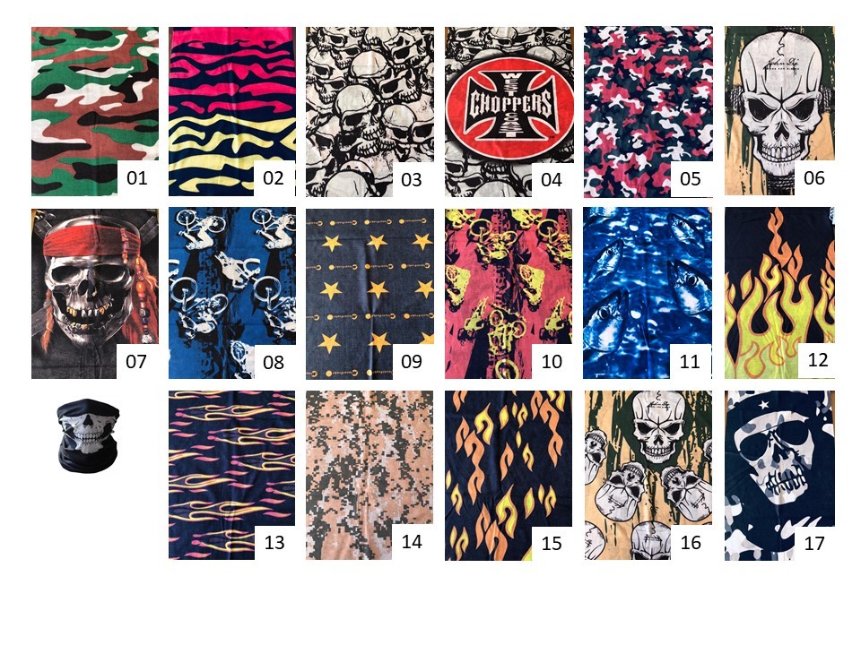 deportes - Pañuelo Bandana Tubo Calavera. Tour Ciclismo Moto Deporte Buggies bufanda 5