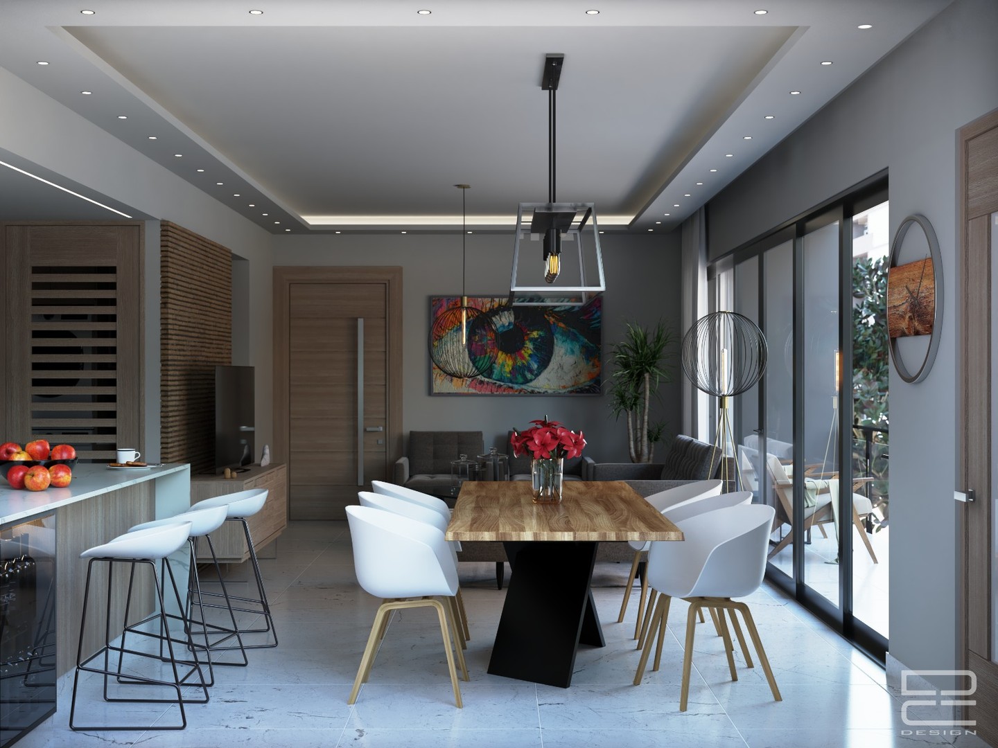 apartamentos - Vendemos exclusivo apartamento en 2do nivel ubicado en Los Alamos, Santiago 4