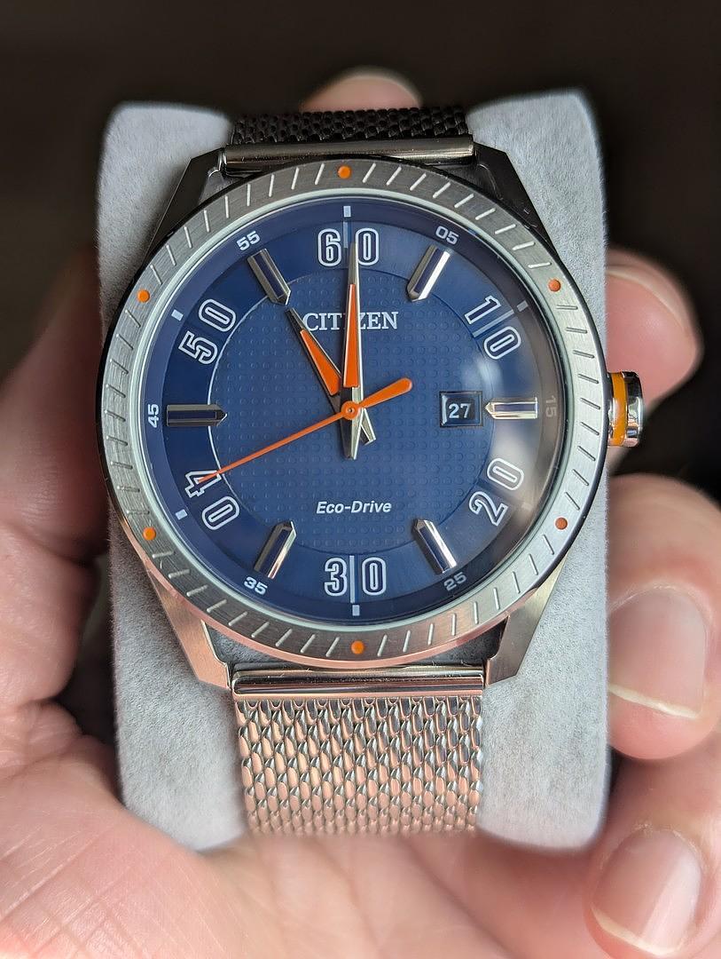 joyas, relojes y accesorios - Reloj de pulsera Eco-Drive BM6990_55L Blue Dial 6