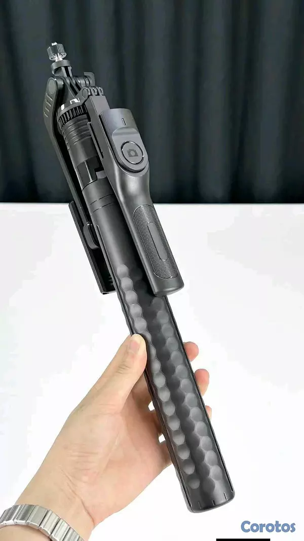 accesorios para electronica - Tripode para celular, palito selfie, soporte para celular con luces de relleno  4