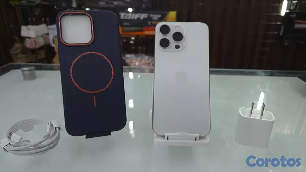 celulares y tabletas - iPhone 15 Pro Max 256GB Blanco desbloqueados Clean 2