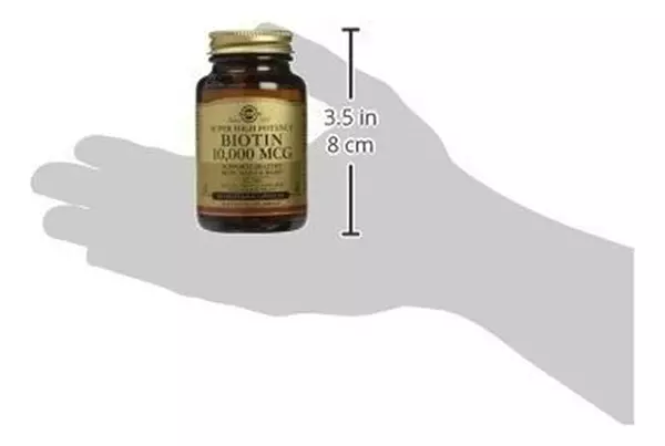 Salud y Equipamiento Médico - Biotin 10,000 Mcg Solgar - 60 Vegetable Capsules 4