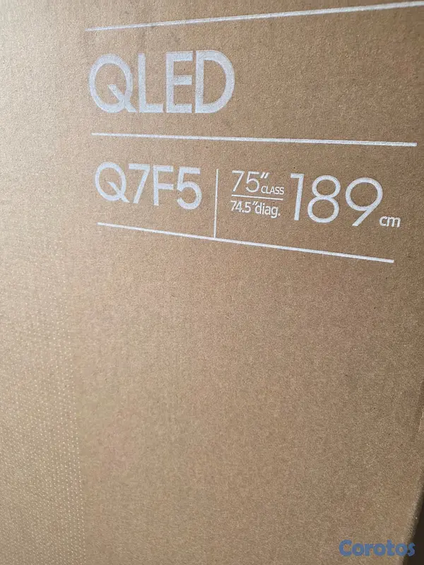 tv - RD $69,000  TV SAMSUNG QLED 75" Precio lanzamiento oferta . Garantía 2 años  5