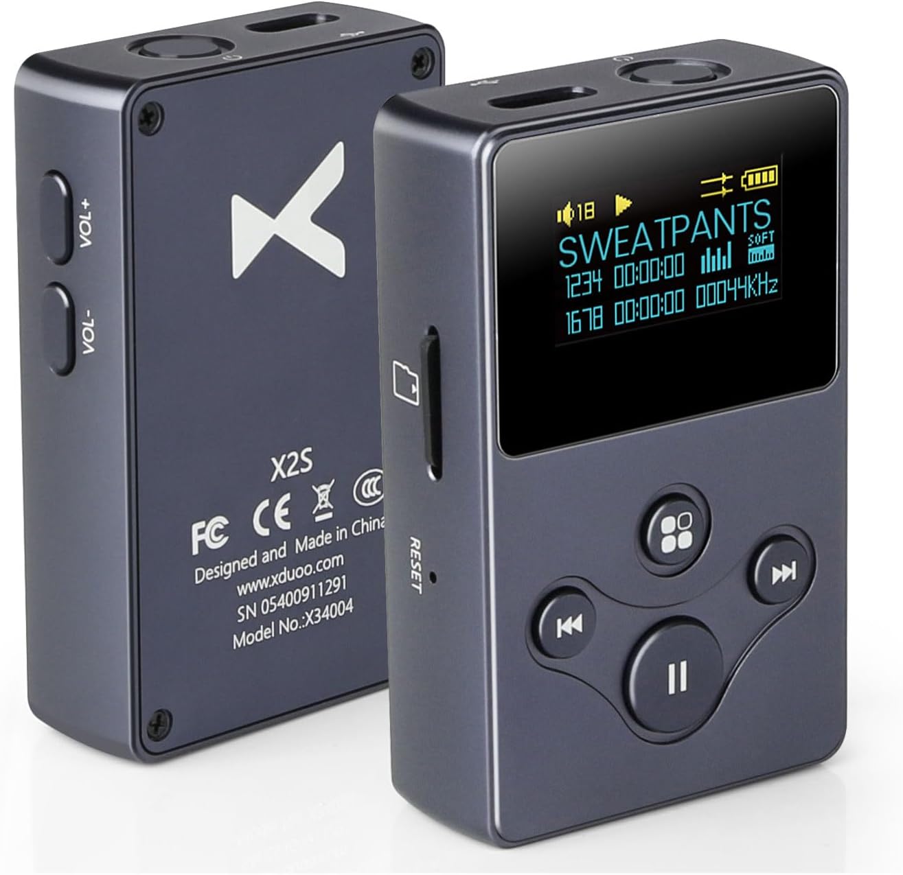 camaras y audio - Xduoo X2s reproductor música portátil WAV - FLAC Soporta hasta 128GB Micro SD 1