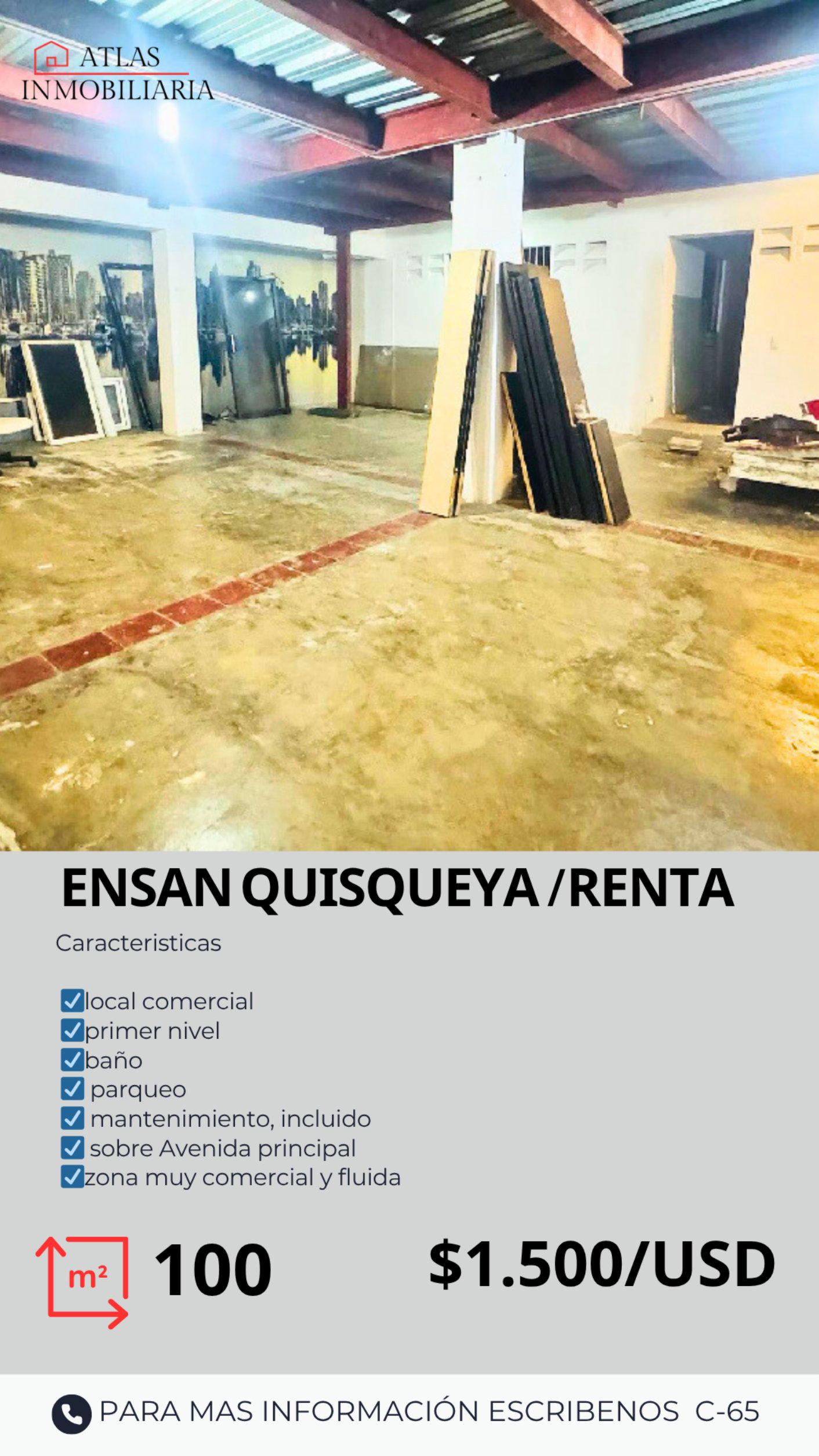 oficinas y locales comerciales - se alquila local 